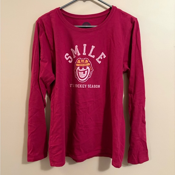 Life Is Good Other - Life Is Good Red Long Sleeve Tee